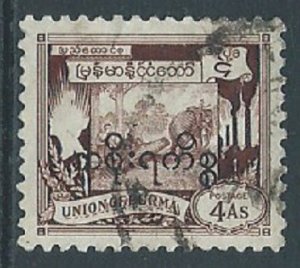 Burma, Sc #110, 4a Used