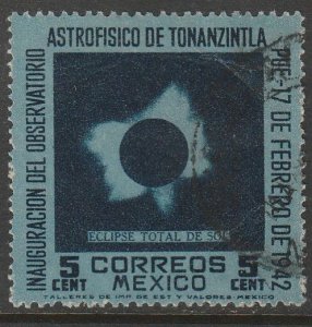 MEXICO 775, 5¢ Tonanzintla Astrophysics Observatory. Used. VF. (728)