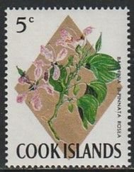 1967 Cook Islands - Sc 206 - MNH VF - 1 single - Bauhania