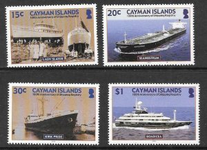 CAYMAN ISLANDS SG1041/4 2004 SHIPPING REGISTRY MNH