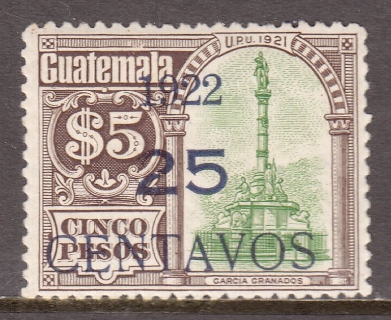 Guatemala - Scott #189c - MLH - SCV $1.00