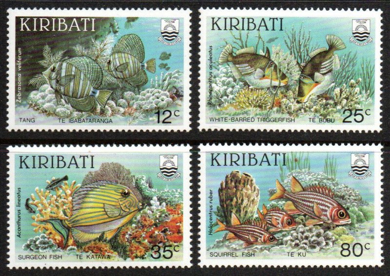 Kiribati Sc #452-455 Mint Hinged