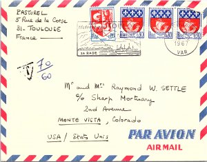 France, Postage Due, Ships