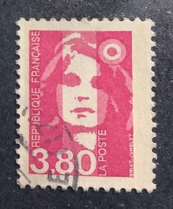 France 1990-92  Scott 2191 used - 3.80fr,  Marianne