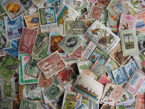 Caribbean mixture (duplicates,mixed cond) about 500