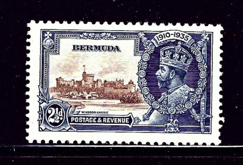 Bermuda 102 MNH 1935 KGV Silver Jubilee