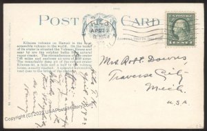 Hawaii USA 1920 Used Postcard Territory Territorial Cover 109058