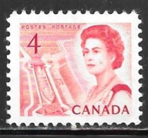 Canada 457: 4c Elizabeth II, MNH, VF