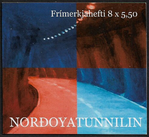 Faroe Is #474a MNH Complete Booklet - Opening of Northoy Tunnel