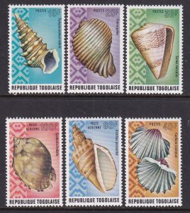 Togo 881-884,C230-C231 Seashells MNH VF