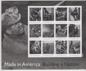 Scott 4801 - Building A Nation. Sheet of 12. Forever.  #02 4801sh12