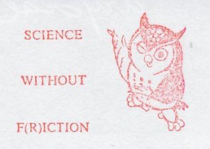 Meter top cut Netherlands 1995 Bird - Owl - Science without F(r)iction