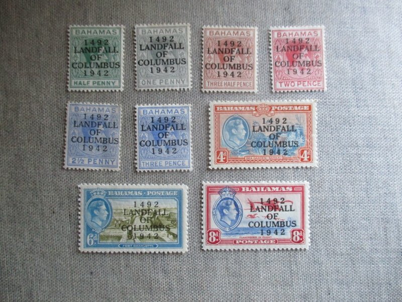 Bahamas,Scott# 116-124,MH