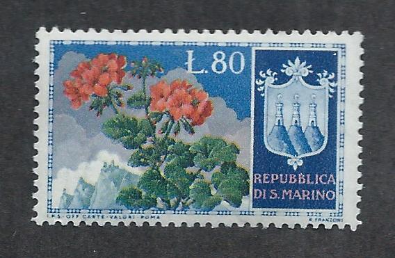 SAN MARINO SC# 343 FVF/MNH 1953