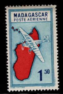 Madagascar Scott C25c MH* airmail stamp