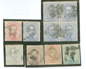 Spain #178/181/182/184-186 Used Multiple