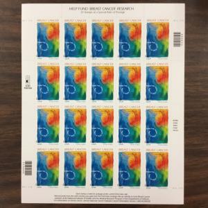 B1 Semi Postal   Breast Cancer  sheet of 20   32¢ + 8  Issued  1998.