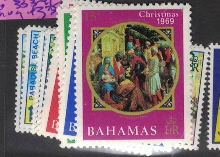 Bahamas SC 329 VFU Christmas 333-41, 3.75 MOG (4fag) 