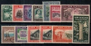 New Zealand Scott 229-41 Mint NH [TG985]