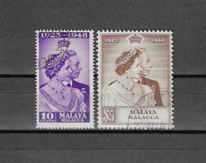 MALAYA/MALACCA 1948 SG 1/2 USED