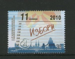 MACEDONIA-MNH**-STAMP-ELECTIONS-2010.