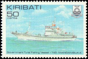 Kiribati #380-383, Complete Set(4), 1981, Fish, Never Hinged