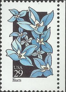 # 2656 MINT NEVER HINGED ( MNH ) BLUETS