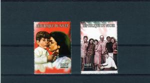 Niger 1999 Jacqueline Kennedy set perforated  (2) MNH VF 