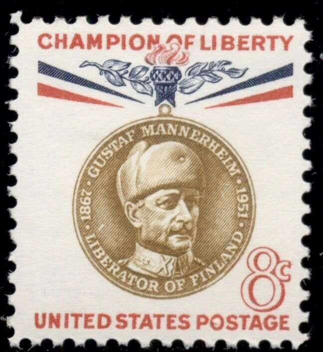 #1166, 8¢ MANNERHEIM CHAMP. OF LIBERTY, LOT 400 MINT STAMPS SPICE YOUR MAILINGS