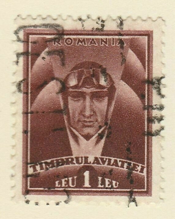 1932 A5P50F477 Romania Postal Tax Stamp 1l Used-