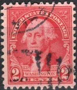 United States 707 - Used - 2c George Washington  (1932) (5)