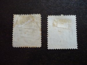 Stamps - Newfoundland - Scott# 60,60a - Used Part Set of 2 Stamps