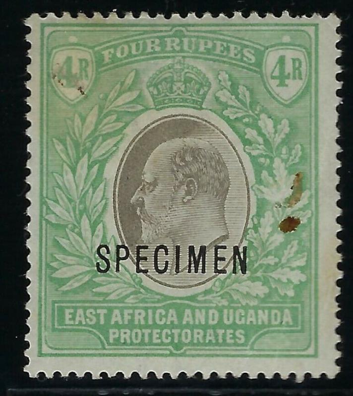 *12S 4R, SPECIMEN OVERPRINT, EAST AFRICA & UGANDA PROTECTORATES