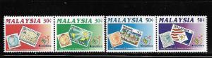 MALAYSIA,464A-466A, MINT NEVER HINGED,125TH ANNIV.