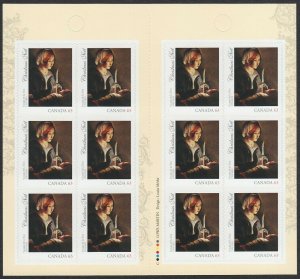 SAINT ANNE WITH THE CHRIST CHILD = XMAS - Booklet of 10 MNH Canada 2013 #2688a