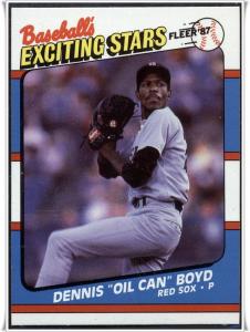 1987 Fleer: Baseball's Exciting Stars #5	Oil Can Boyd 