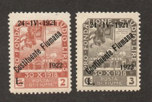 FIUME - Sc# 169 & 171 MLH          /          Lot 0824090