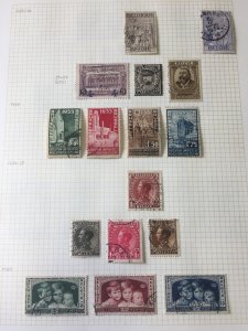 BELGIUM 1933/38 M&U Collection on Pages(Apx 100+Items)Apr 721 