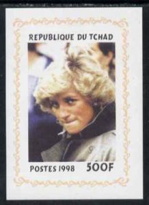 Chad 1998 Princess Diana Memoriam #6 - 500f individual im...