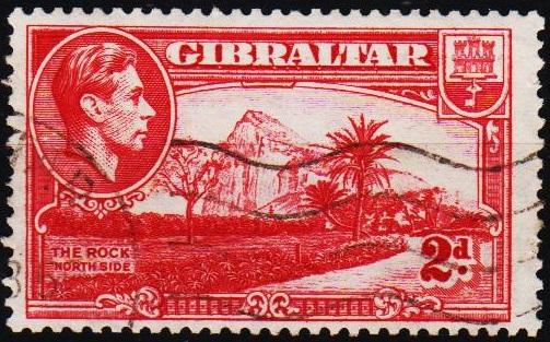 Gibraltar. 1938 2d S.G.124c Fine Used