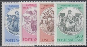 Vatican 725 - 728 NH Set