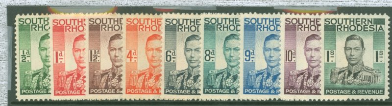 Southern Rhodesia #42-50 var