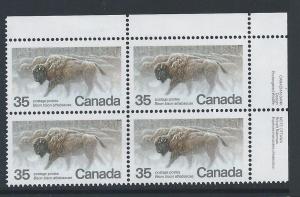 Canada #884 UR PL BL Canadian Endangered Wildlife 35¢ MNH1