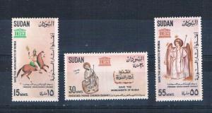 Sudan 164-66 MNH set UNESCO 1964 (S0838)+