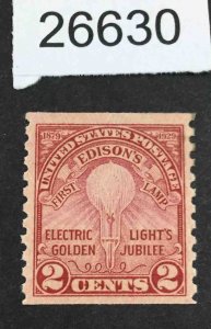 US STAMPS #656 MINT OG H  LOT #26630