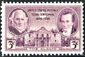 SC#776 3¢ Texas Centennial (1936) MNH