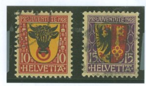 Switzerland #B10-1  Single (Complete Set)