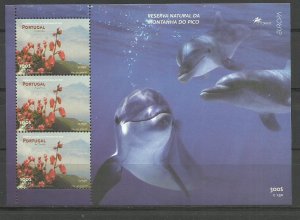 PORTUGAL AZORES 1999 , EUROPA, DELFIN,  MNH