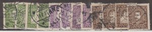 Denmark Scott #164-175 Stamps - Used Set