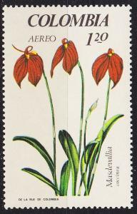 KOLUMBIEN COLOMBIA [1967] MiNr 1101 ( **/mnh ) Blumen